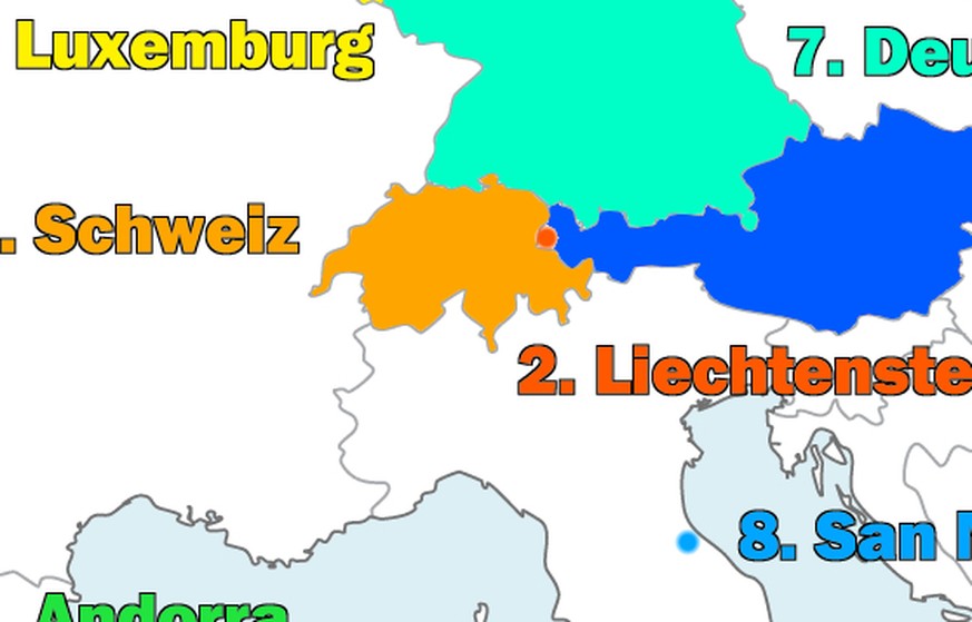 Das sind die langweiligsten Länder Europas (wir haben uns aufs Podest gewählt)