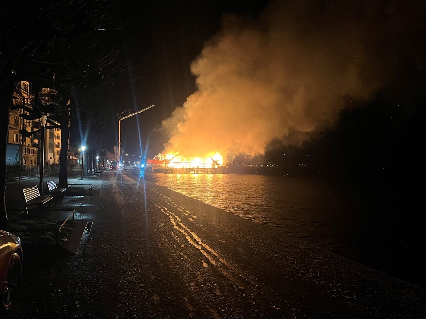 Brand Badhütte Rorschach