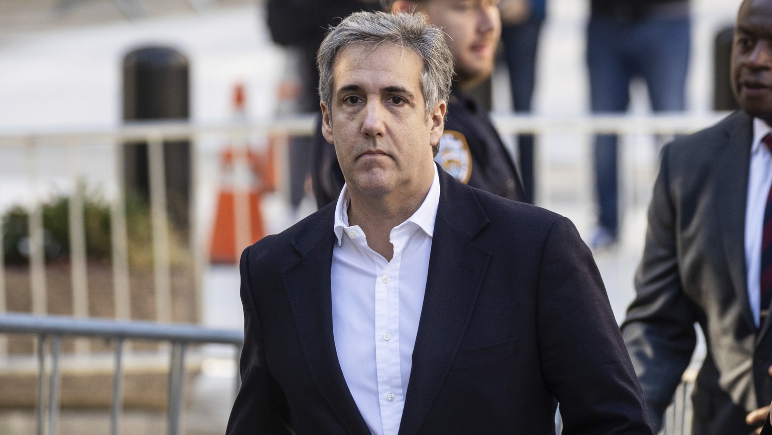 FILE - Michael Cohen arrives at New York Supreme Court Oct. 25, 2023, in New York. Donald Trump&#039;s former lawyer and fixer, Cohen was once a fierce Trump ally, but now he&#039;s a key prosecution  ...