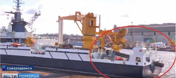 Die Unterwasserdrohne «Poseidon» ist etwa 20 bis 24 Meter lang und könnte etwa 100 Tonnen wiegen.