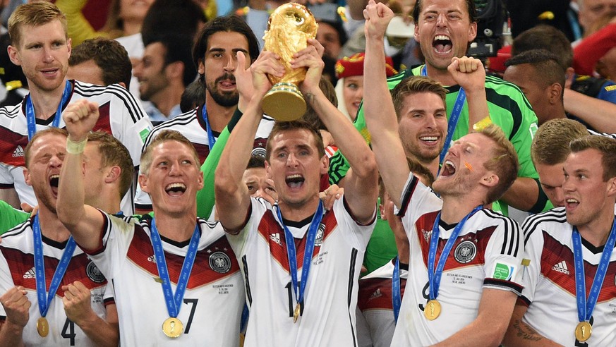 Miroslav Klose WM 2014 Brasilien Pokal