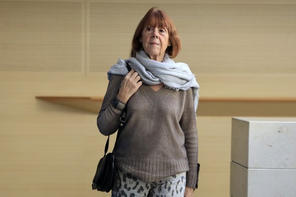 epa11730750 Gisele Pelicot, arrives at the criminal court in Avignon, France, 20 November 2024, where her ex-husband stands trial. Dominique Pelicot is accused of drugging and raping his then-wife, Gi ...