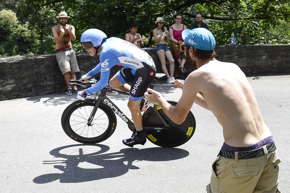 An der diesjährigen Tour de Suisse fuhr Rohan Dennis im Auftaktzeitfahren auf den zweiten Rang.