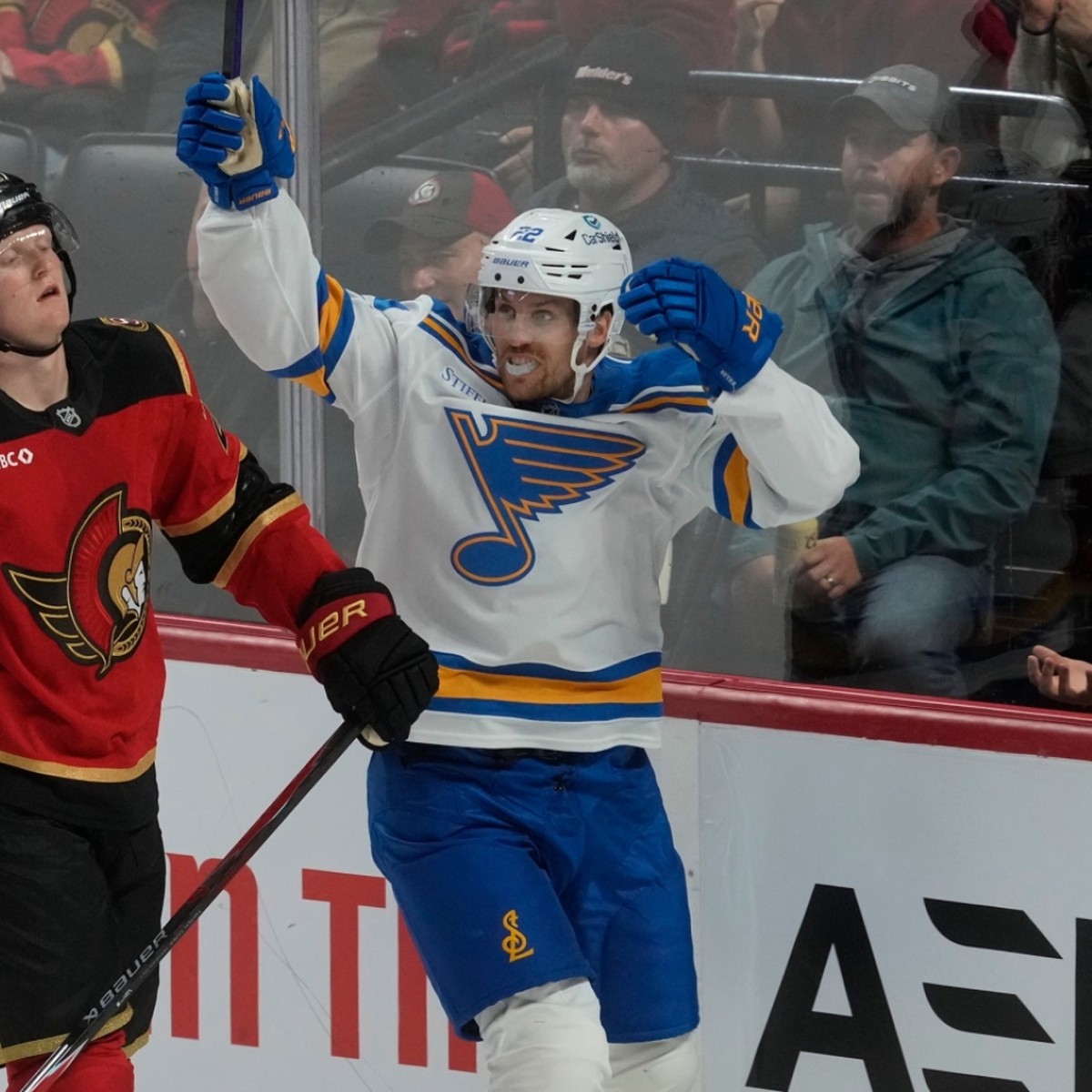 Pius Suter (à droite) s'est régalé face aux Senators.