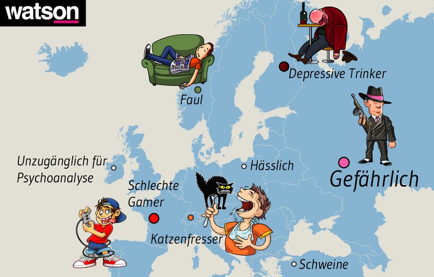 Der Blick auf Europa durch die Google-Klischeebrille.