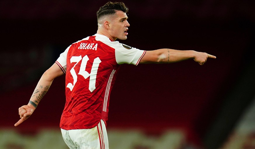 Granit Xhaka, einer der Leader bei Arsenal, war gestern verärgert über seine Mitspieler.