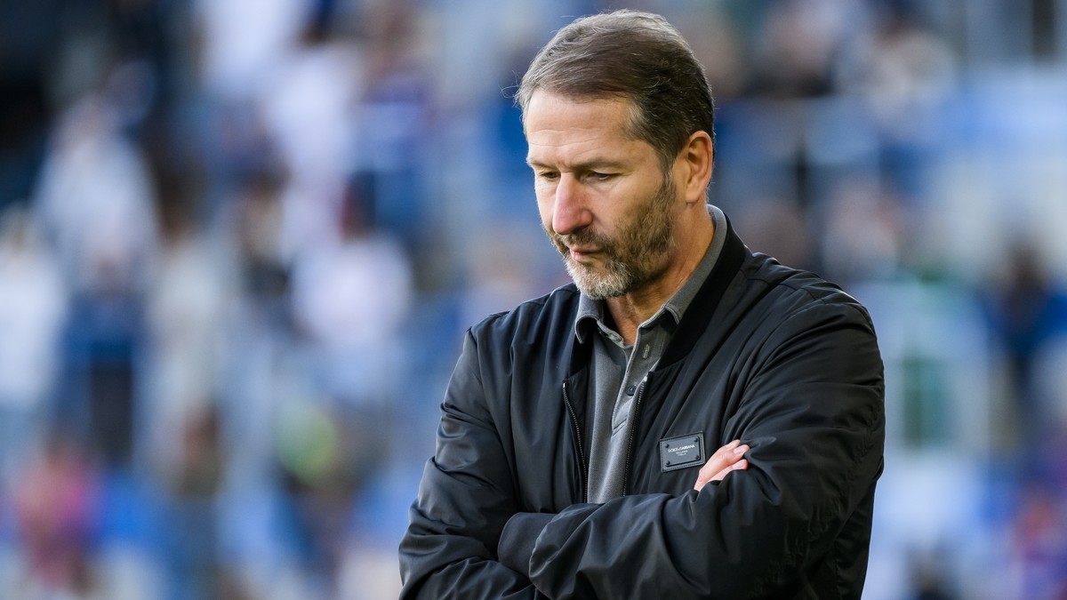Deception de l'entraineur zurichois Franco Foda lors de la rencontre de football de Coupe de Suisse entre FC Lausanne-Sport et FC Zuerich le dimanche 18 septembre 2022 au stade de la Tuiliere a L ...
