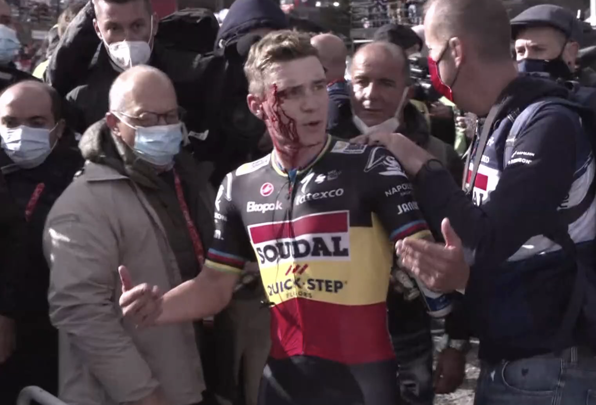 Vuelta 2023: Remco Evenepoel fait une violente chute