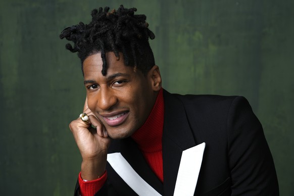 FILE - Jon Batiste poses for a portrait during the 96th Academy Awards Oscar nominees luncheon on Monday, Feb. 12, 2024, at the Beverly Hilton Hotel in Beverly Hills, Calif. (AP Photo/Chris Pizzello,  ...
