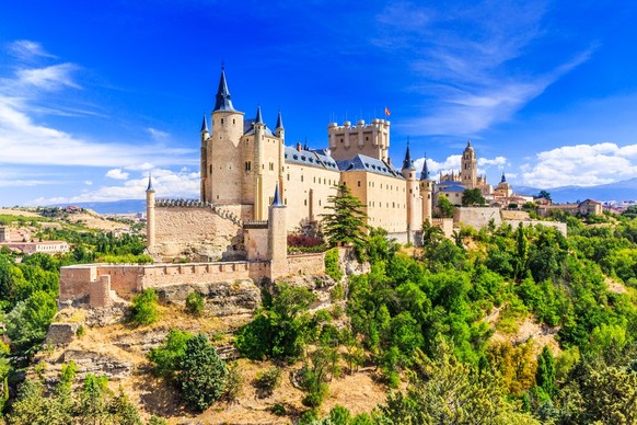 Ferienziele in Europa etwas unbekannt Segovia, Spanien