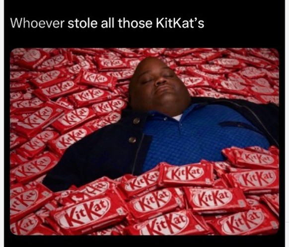 KitKat Heist of 2026 

https://www.instagram.com/p/DWe_apmAgve/?img_index=2