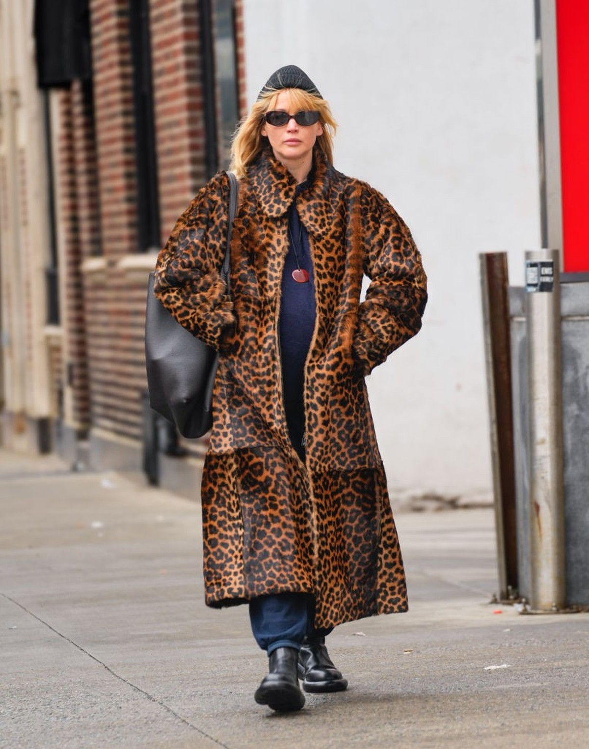 NEW YORK, NY - FEBRUARY 12: Jennifer Lawrence is seen on February 12, 2025 in New York City. (Photo by XNY/Star Max/GC Images)