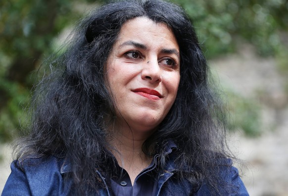 EXCLUSIF: conference de presse Culture et Jeux Olympiques et Paralympiques et presentation du premier projet artistique de l Olympiade culturelle de Marjane Satrapi au Mobilier national en presence de ...