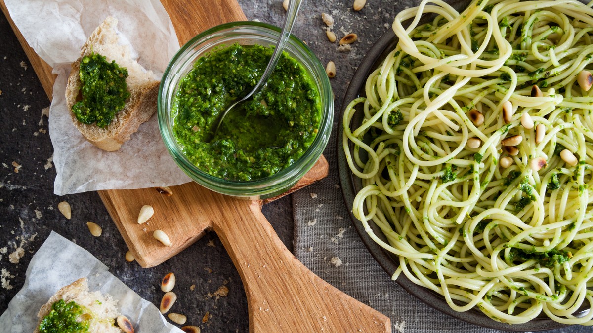 bärlauch aglio orsino pesto wild garlic frühling essen food kochen