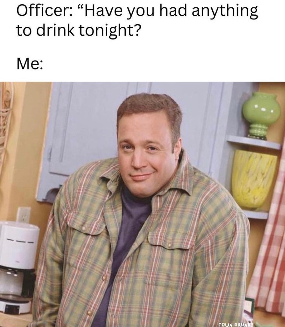 Kevin James King of Queens Meme