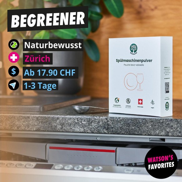 Das ökologische Spülmaschinenpulver von Begreener.