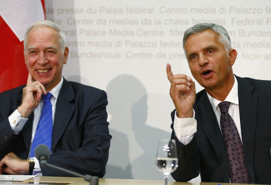 De Watteville und Didier Burkhalter.