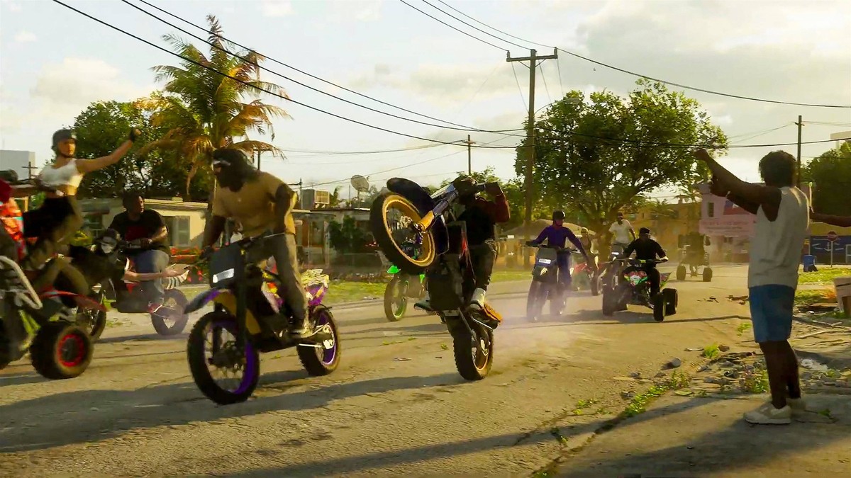 Images de la premiere bande-annonce du jeu vid� o � v� nement Grand Theft Auto VI GTA 6 GTA 6: la premiere bande-annonce du jeu vid� o � v� nement Grand Theft Auto VI d� voil� e � la surprise g� n� ra ...