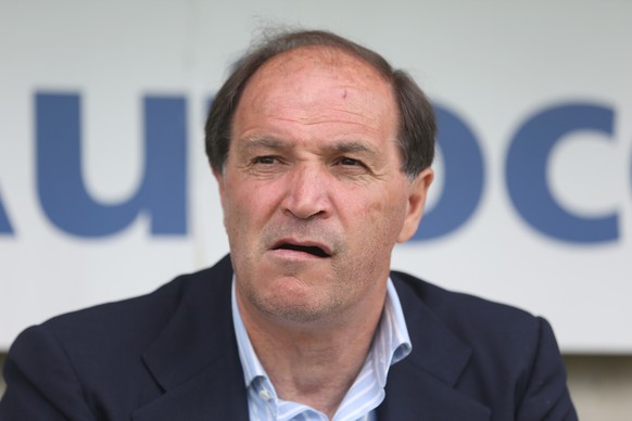 Aarau, 09.05.2015, Fussball Super League - FC Aarau - Grasshopper Club Zuerich, Trainer Raimondo Ponte (FCA). (Marc Schumacher/EQ Images)