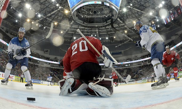 Reto Berra musste zu oft ein Gegentor hinnehmen.