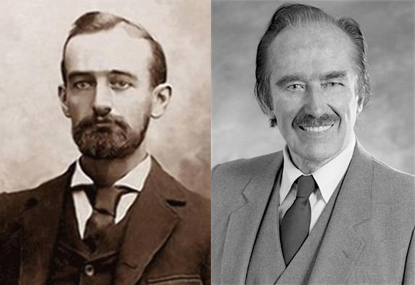 Friedrich Trump (1869-1918) und Frederick «Fred» Trump (1905-1999), Grossvater und Vater von Donald Trump.