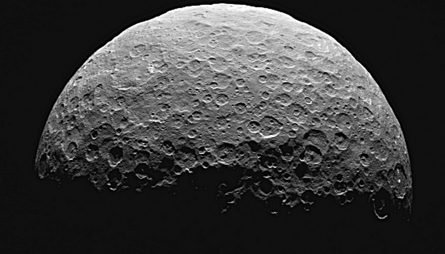 This photo from a sequence of images provided by NASA, taken from the Dawn spacecraft of Ceres, a dwarf planet located in the asteroid belt between Mars and Jupiter. NASA said the start of science obs ...