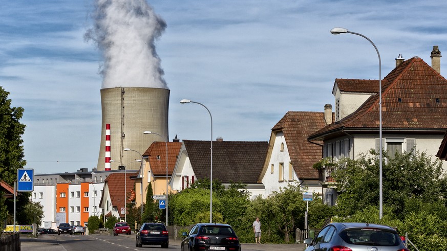 ARCHIVBILD ZUM THEMA VOTO-STUDIE ZUR ENERGIEWENDE - The nuclear power plant Goesgen in the canton of Solothurn, Switzerland, pictured on May 29, 2011. (KEYSTONE/Alessandro Della Bella)

Das Atomkraf ...