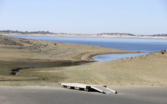 Ein Dock im Trockenen: Kalifornien wird von einer Jahrtausend-Dürre gepeinigt.
