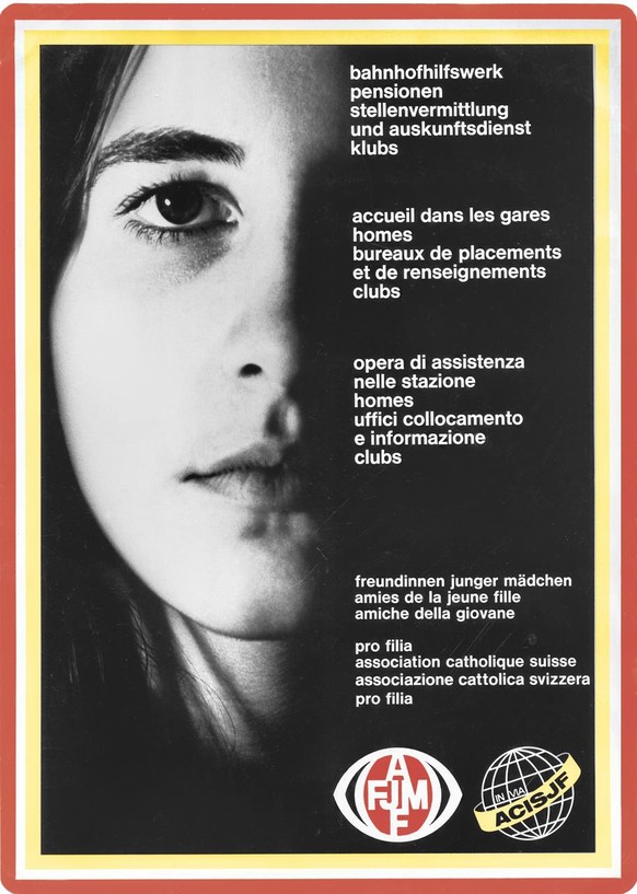 Quasi eine Christiane F. vom HB Zürich: ein unvergessliches Plakat aus den 70ern.