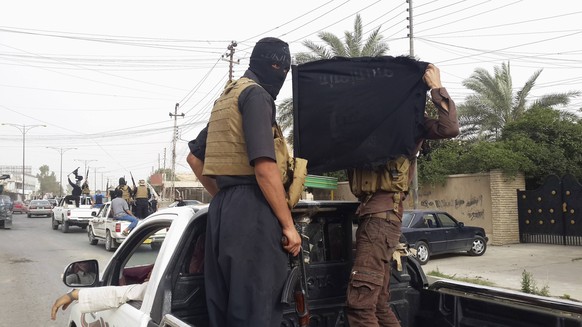 ISIS-Kämpfer in Mossul.