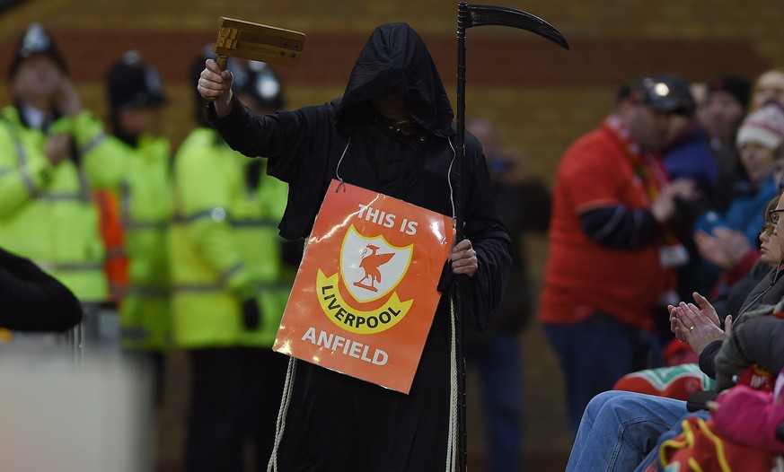 Die Fans an der Anfield Road haben genug von den hohen Preisen.