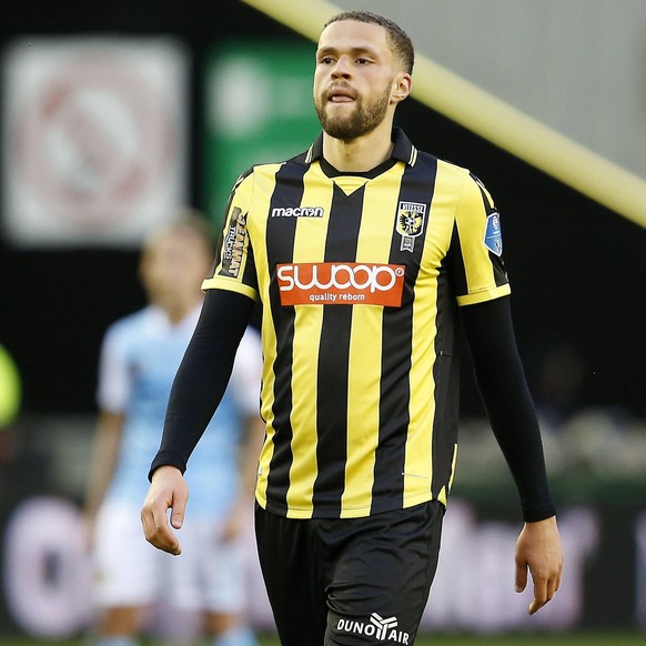 ARNHEM, Stadion Gelredome, 31-03-2018, seizoen 2017 / 2018, Eredivisie, Vitesse - Roda JC 0-3. Vitesse speler Luc Castaignos Vitesse - Roda JC PUBLICATIONxNOTxINxNED x2093679x