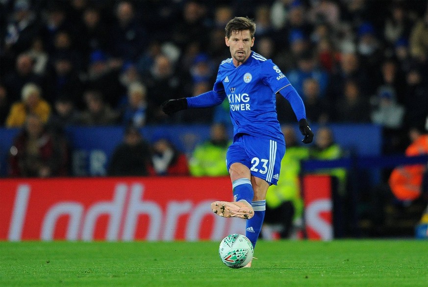 Mandatory Credit: Photo by Nizaam Jones/JMP/Shutterstock 9998508c Adrien Silva of Leicester City in action Leicester City v Southampton 27/11/18, UK - 27 Nov 2018 EDITORIAL USE ONLY No use with unauth ...