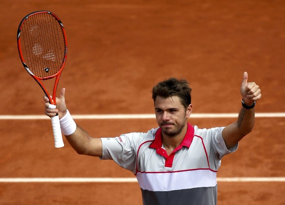 Daumen hoch: Stan Wawrinka hat seine Form rechtzeitig wieder gefunden.