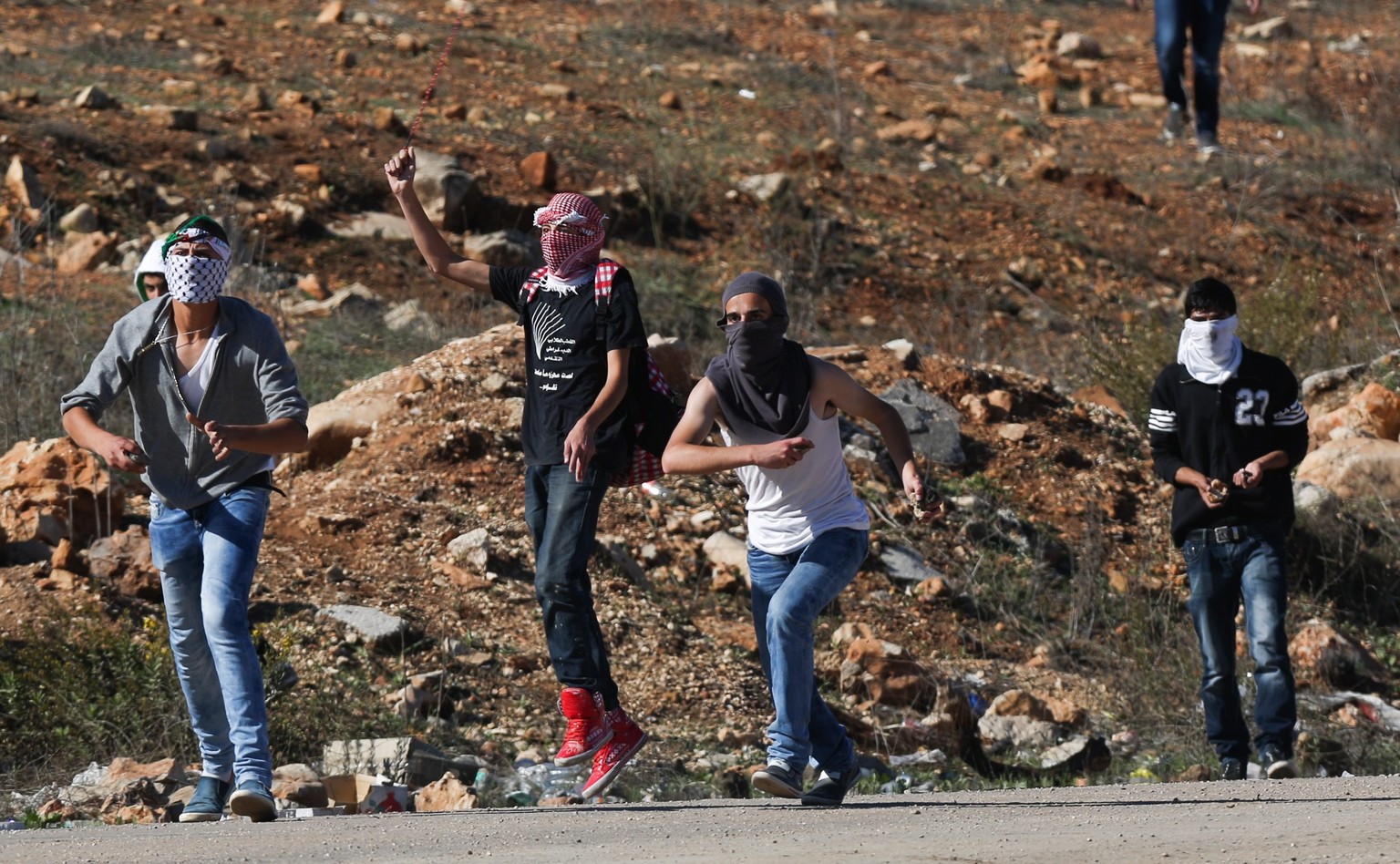 Solche Bilder wecken Erinnerungen an die Intifada. (Ramallah 6. November 2014)