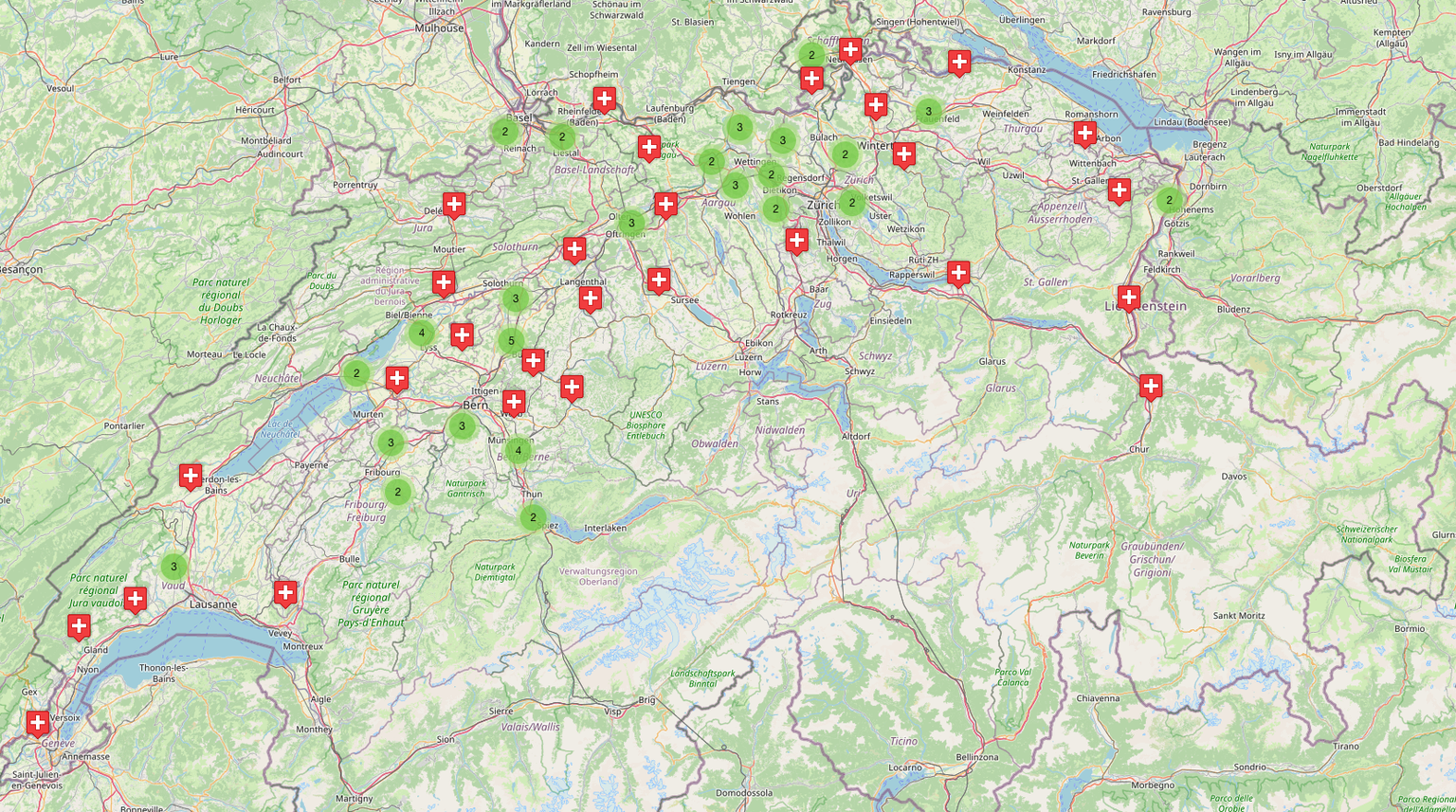 Erdbeeren selber pflücken Karte