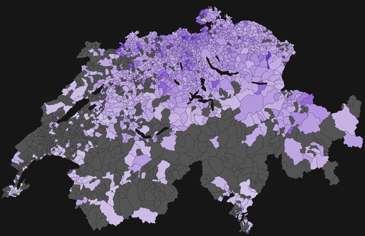 Nachnamen pro Gemeinde in der Schweiz die häufigsten Namen Meier