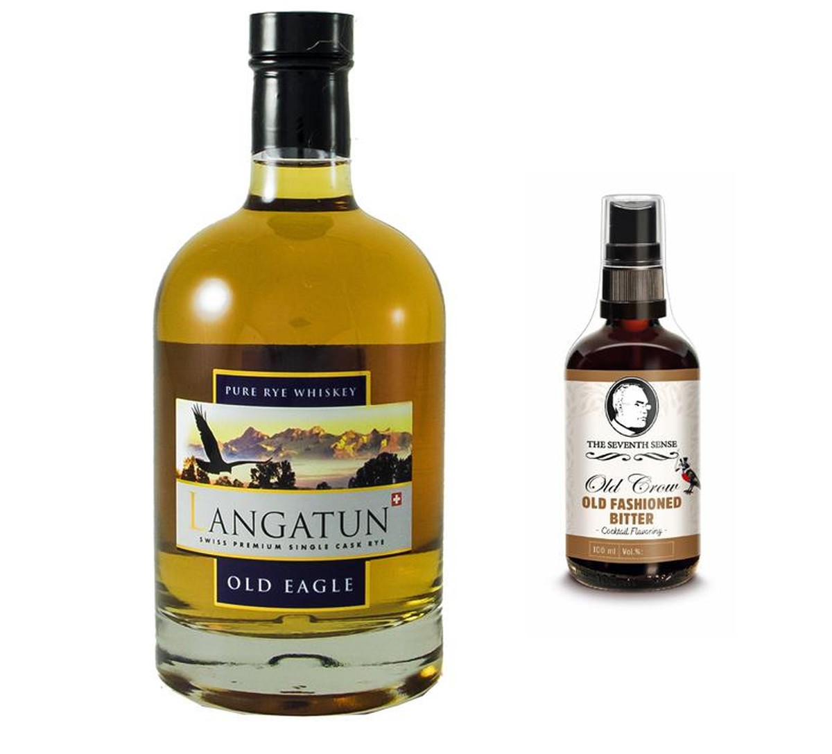 langatun old eagle rye whiskey whisky schweiz seventh sense old crow old fashioned cocktail bitters drinks trinken alkohol
