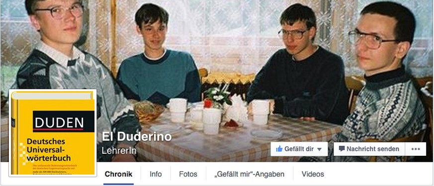 So präsentiert sich der hartnäckige Korrektor auf seinem Profil.