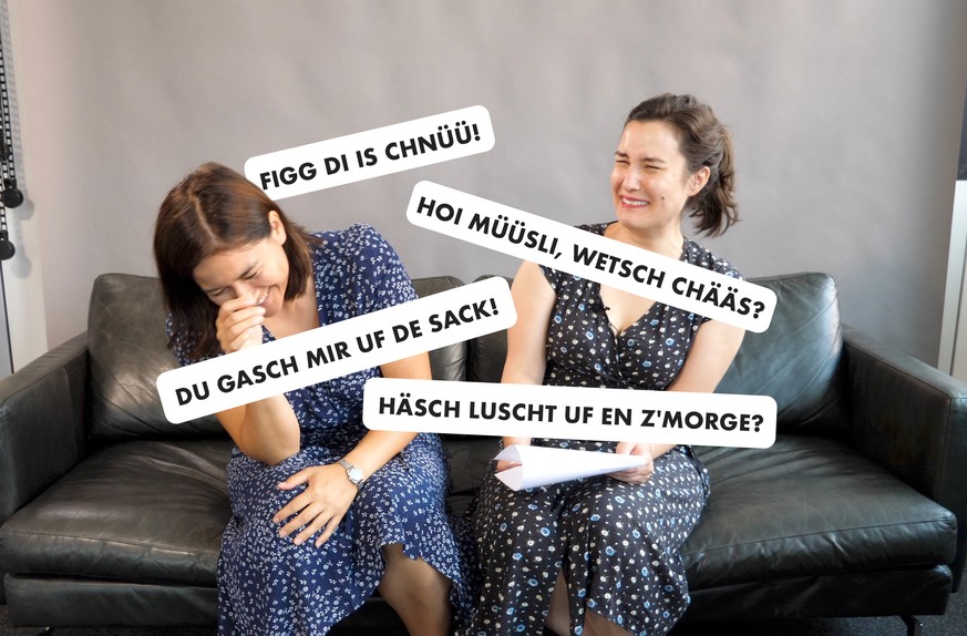 Beleidigung oder Anmachspruch? Für jemand, der KEIN Schweizerdeutsch versteht, schwierig