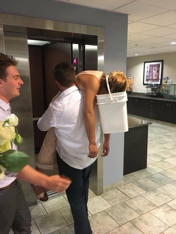 Fail Tuesday: Bridal baskets in bucket.