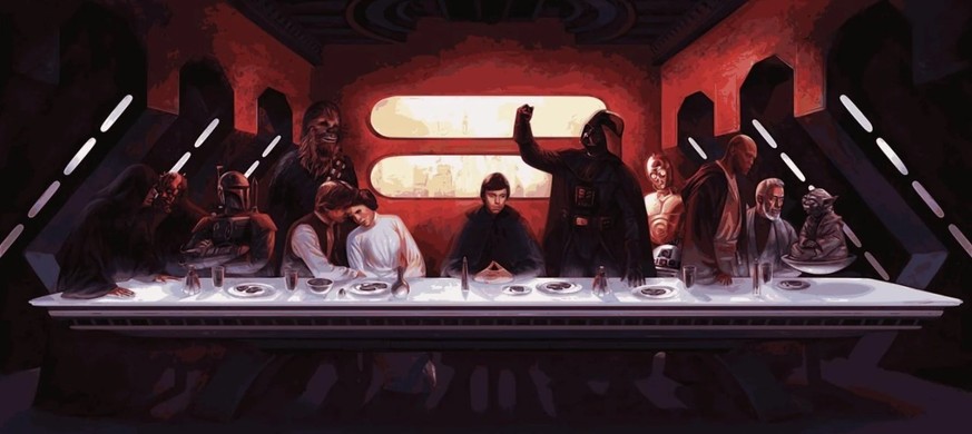 Das letzte Abendmahl, neu interpretiert bei Star Wars