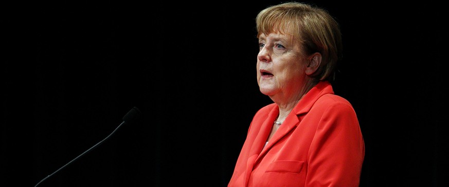 Rede in Sydney: Die deutsche Kanzlerin Angela Merkel kritisiert Putins&nbsp;Annexionspolitik scharf.