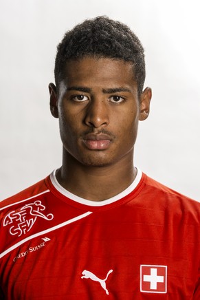 Saidy Janko im U19-Nati-Trikot.