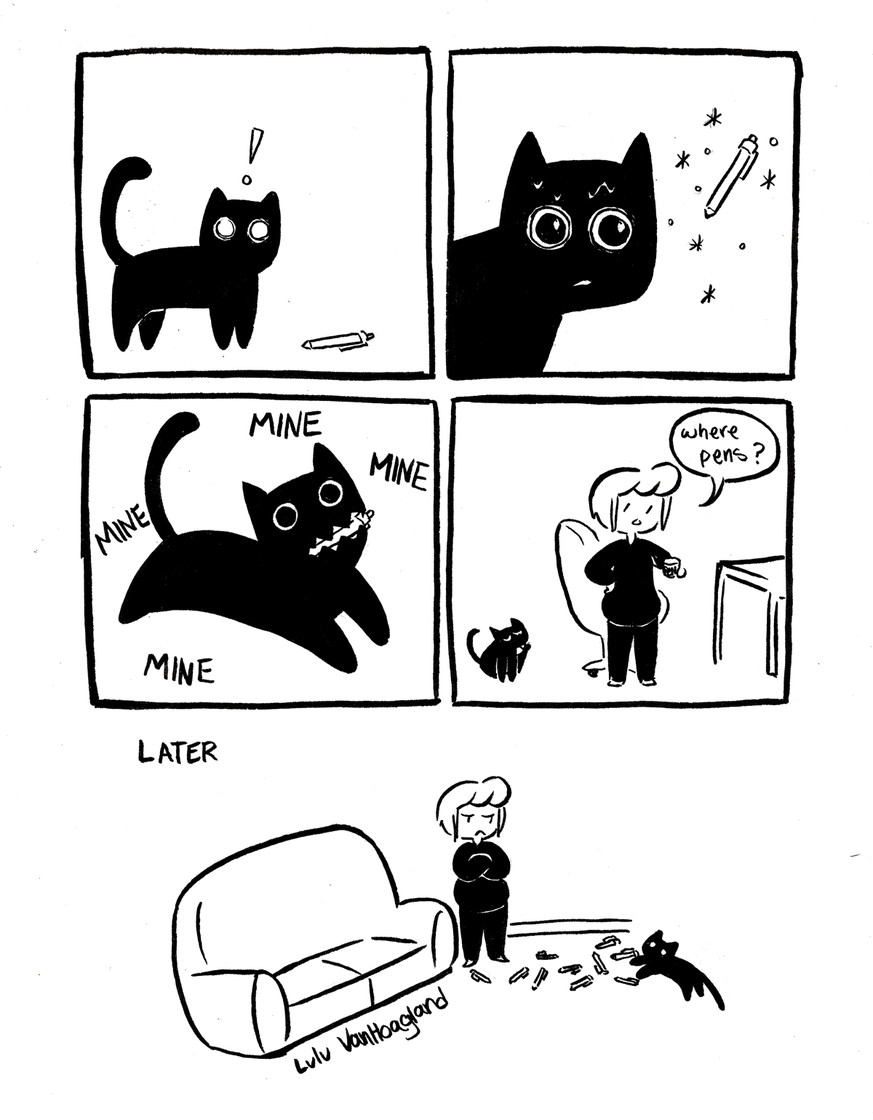27 Comics, die genau beschreiben, wie das Leben mit einer Katze ist – Katzencomics