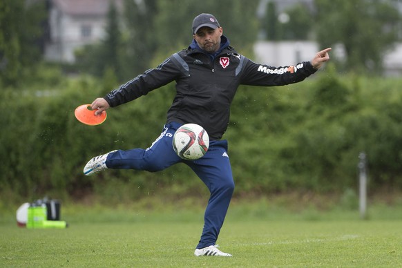 Giorgio Contini mit perfekter Haltung.