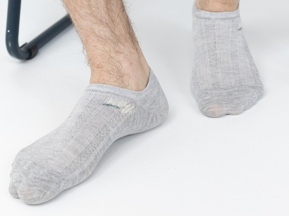 No-show-Socken. Wtf.