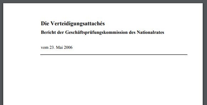Dicke Post: Der GPK-Bericht von 2006 enthielt scharfe Kritik.