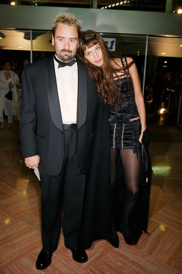 Maiwenn and Luc Besson attend the 20th Cesar Awards Ceremony on February 25, 1995 in Paris, France.(Photo by Stephane Cardinale/Sygma via Getty Images)