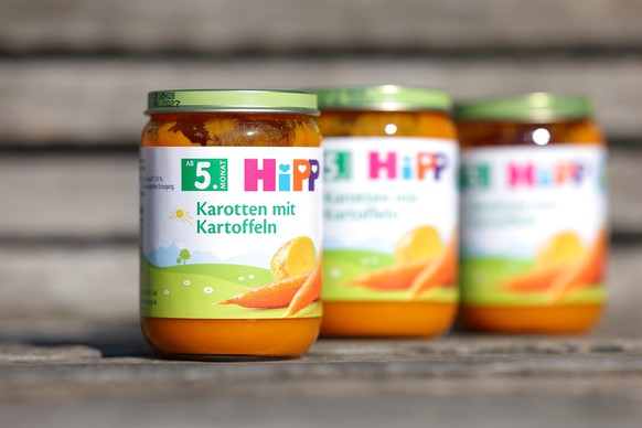 ABD0004_20260418 - WIEN - ÖSTERREICH: ZU APA0002 VOM 18.4.2026 - HiPP hat sein gesamtes Babykostgläschen-Sortiment bei Spar Österreich zurückgerufen. Es kann nicht ausgeschlossen werden, dass durch Ma ...